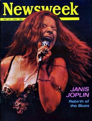 Janis Joplin, sao nhạc blues qua đời năm 27 tuổi vì lạm dụng ma túy.