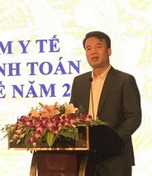 Tổng giám đốc BHXH Việt Nam  Nguyễn Thế Mạnh phát biểu chỉ đạo hội nghị.
