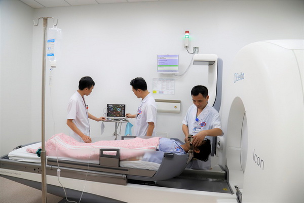 Xạ trị cho người bệnh tại Bệnh viện K.