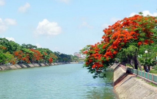 Hồ Tam Bạc từng được gọi là sông Lấp.