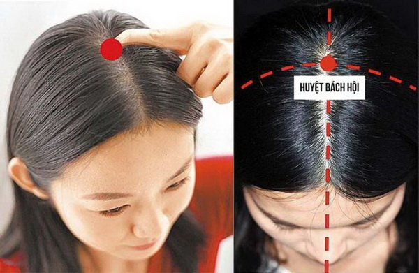 Day bấm huyệt hỗ trợ giảm đau đầu, say nắng mùa hè- Ảnh 5. Day bấm huyệt Bách hội giúp tăng cường trí nhớ