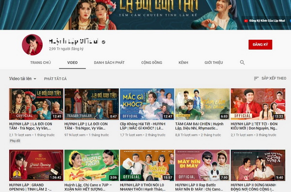 Mở kênh youtube, không ít nghệ sĩ trẻ đã có những bước tiến lớn trong làng giải trí.