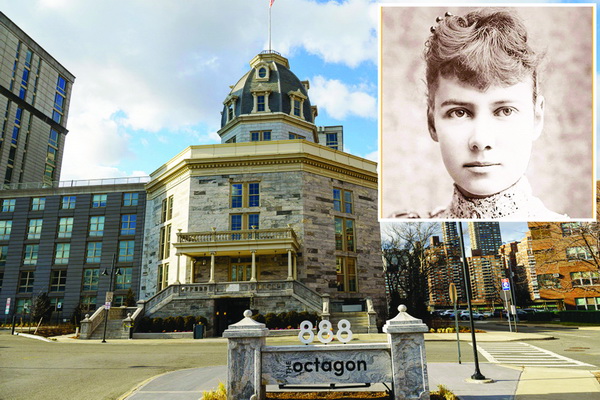 Nhà báo Nellie Bly và trại thương điên Lunatic nơi bà từng thâm nhập viết bài.
