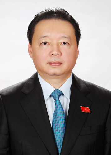 Bộ trưởng  Bộ TN&MT Trần Hồng Hà.