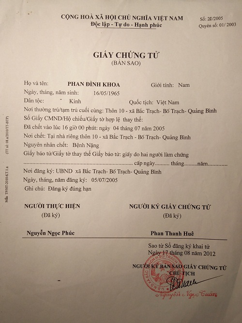 Lật lại hồ sơ vụ án tranh chấp tài sản sau ly hôn ở Quảng Bình