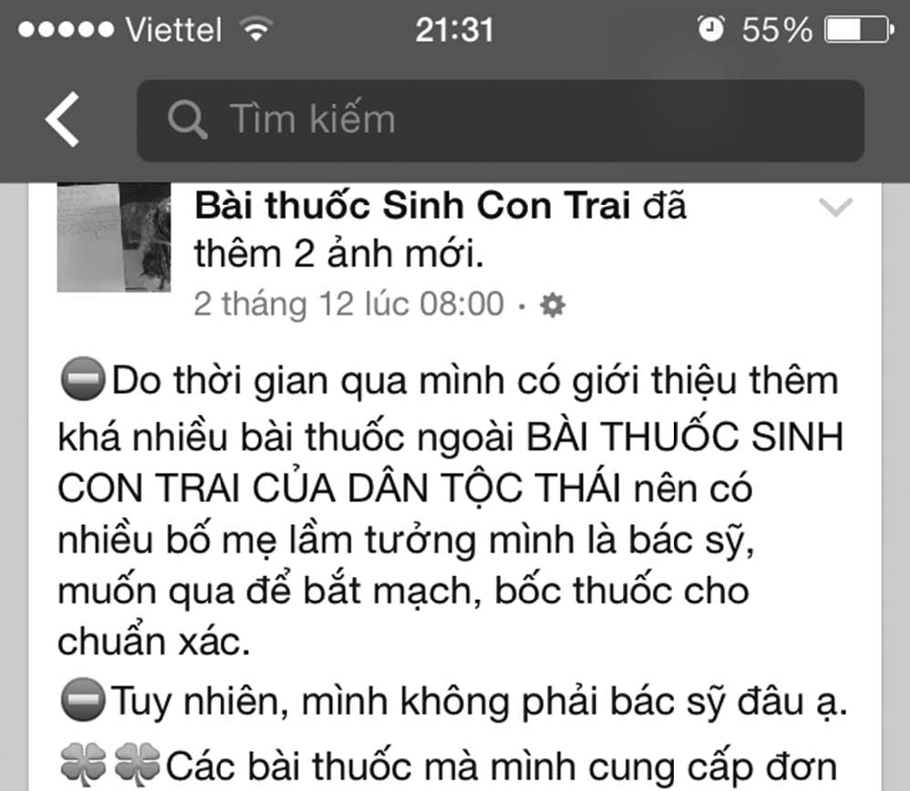 “Thuốc” sinh con trai:  Các chuyên gia nói gì?