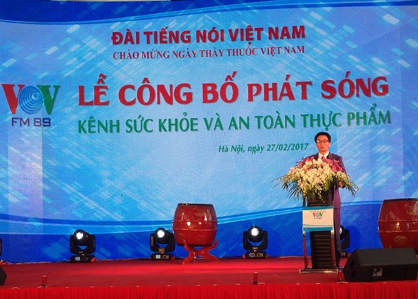 VOV chính thức phát sóng kênh Sức khỏe và an toàn thực phẩm