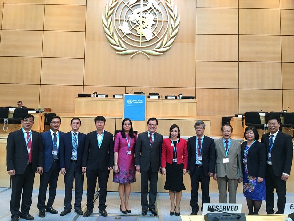 Bộ trưởng Bộ Y tế Nguyễn Thị Kim Tiến tham dự Đại hội đồng Y tế Thế giới lần thứ 70