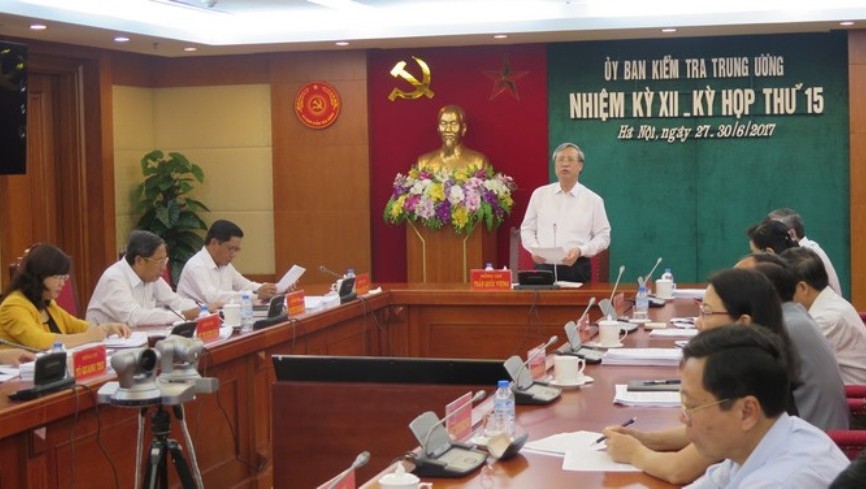 Ủy ban Kiểm tra Trung ương cảnh cáo, xem xét kỷ luật một số cán bộ