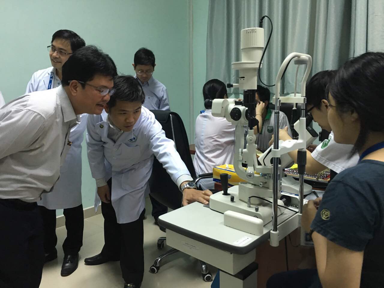 Đoàn Bộ Y tế thăm và làm việc phòng khám bác sĩ gia đình, Trường đại học y khoa Phạm Ngọc Thạch