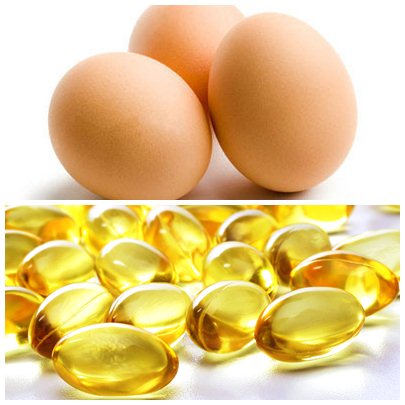 Lòng trắng trứng trộn với vitamin E tốt cho da dầu.