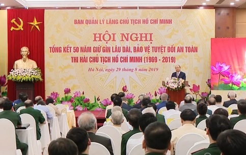 Bảo vệ tuyệt đối an toàn thi hài Chủ tịch Hồ Chí Minh