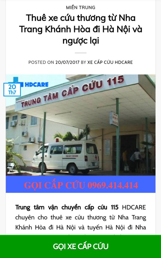 Mạo danh xe cấp cứu
