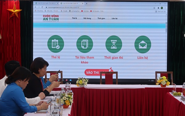 Cuộc thi trực tuyến phòng, chống dịch COVID-19 tại nơi làm việc