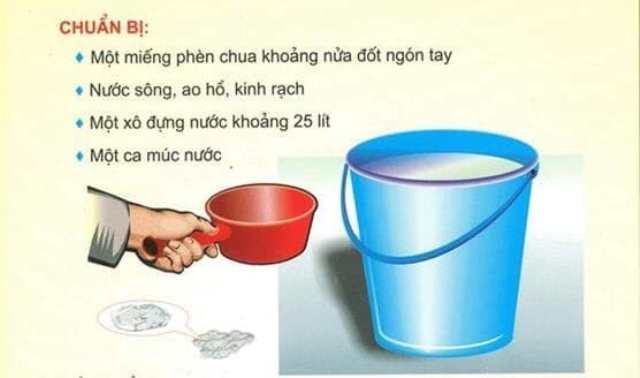 Bộ Y tế hướng dẫn cách xử lý nước sinh hoạt trong mùa mưa, bão