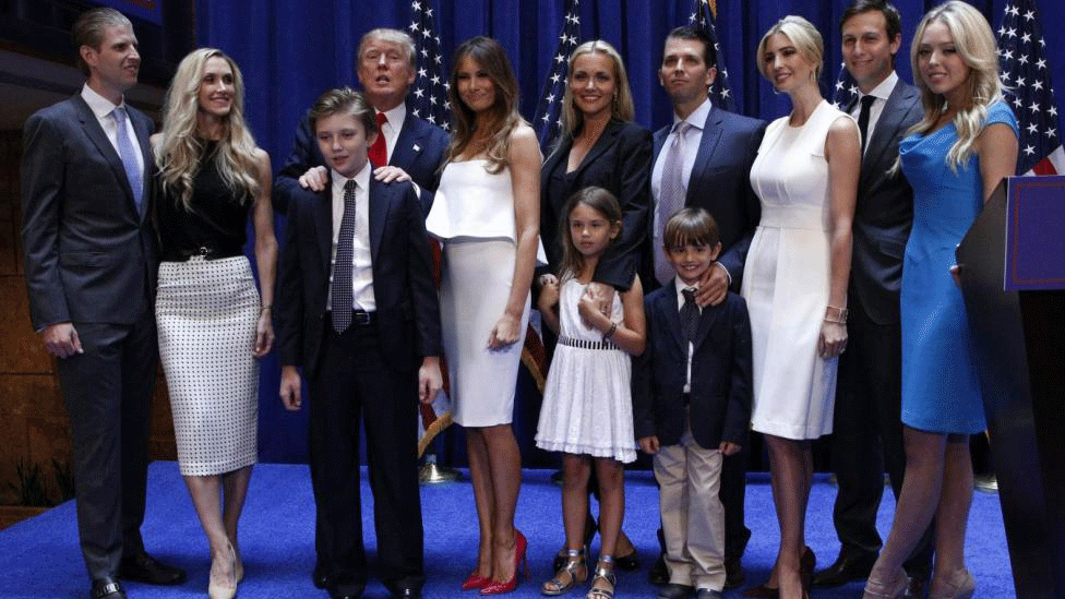gia đình Donal Trump