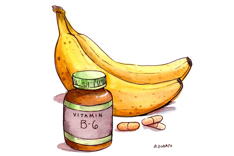 tien man kinh, vitamin B6 can bang thoi ky tien man kinh 