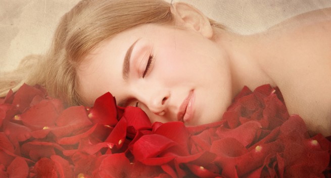 Ngủ ngon nhờ hoa hồng
