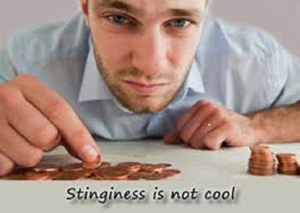 Phụ nữ thường lảng tránh những người đàn ông keo kiệt