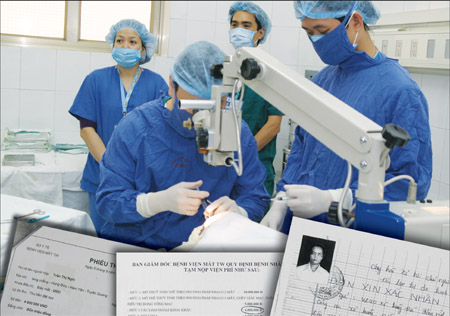 Sự thật về thông tin “không có 10 triệu đồng phải múc mắt” 1 Sự thật về thông tin “không có 10 triệu đồng phải múc mắt” 1