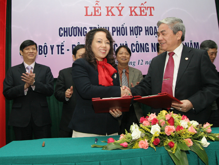 Hợp tác toàn diện giữa Bộ Y tế và Bộ Khoa học và Công nghệ 1