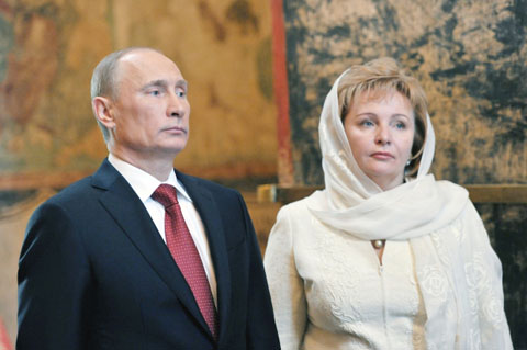 Vợ chồng Putin tuyên bố ly hôn 1