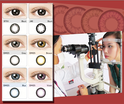 Kính giãn tròng: Đẹp nhưng “độc” 1 Kính giãn tròng: Đẹp nhưng “độc” 1