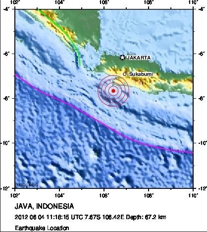 Indonesia nằm trên khu vực có nhiều địa chấn nhất thế giới 2