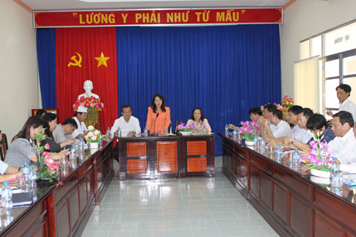 Bộ trưởng Bộ Y tế Nguyễn Thị Kim Tiến thăm, làm việc tại tỉnh Bạc Liêu 1