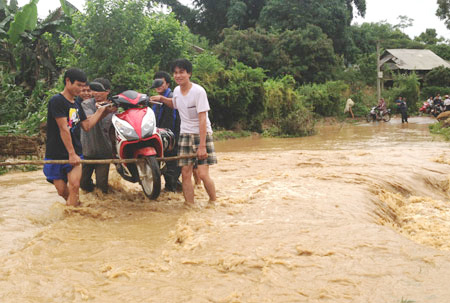 Y tế tích cực bám sát địa bàn, cứu dân  1