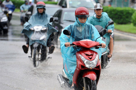 Mưa lớn ở Bắc Bộ còn kéo dài 1 Mưa lớn ở Bắc Bộ còn kéo dài 1