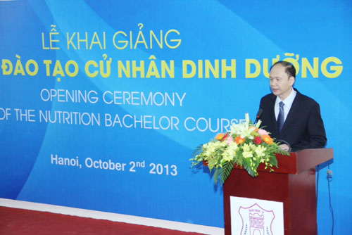 Khai giảng khoá Cử nhân dinh dưỡng đầu tiên tại Việt Nam 1