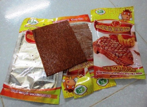 Sườn bò ăn liền làm từ bột mỳ 1