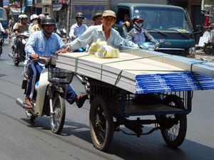 TP.HCM cấm xe thô sơ 3 bánh lưu thông ở trung tâm 1