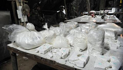 Bắt giữ 21 tấn heroin trước khi đưa vào lãnh thổ	 1