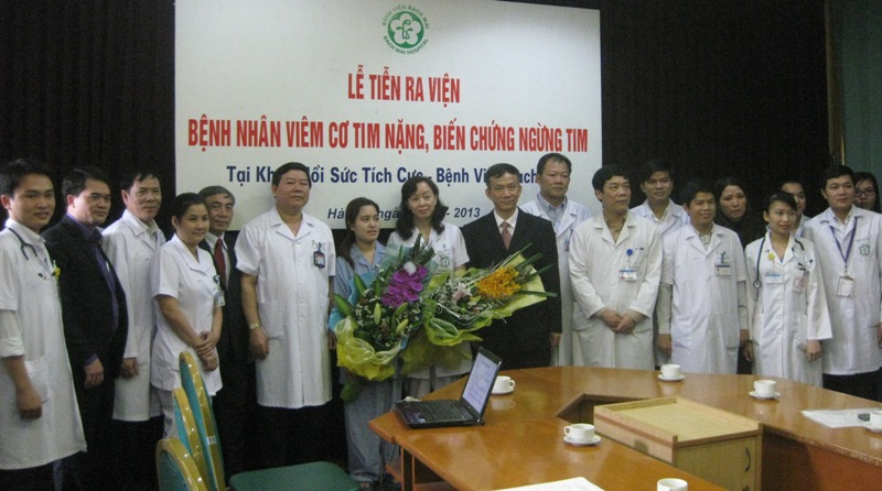 Cứu sống bệnh nhân viêm cơ tim nặng, biến chứng ngừng tim 2