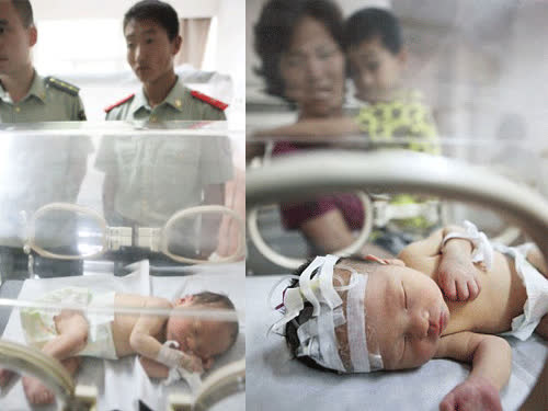 Bé trai bị mẹ nhét vào ống thải phục hồi kỳ diệu 3