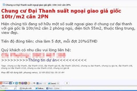 Sếp lớn ‘đeo mo’ xin trả suất nhà đất ngoại giao 1