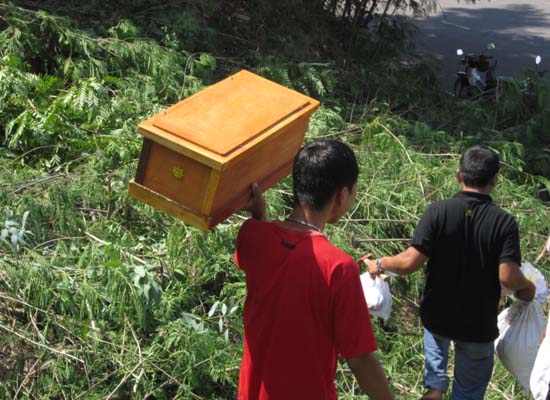 Thấy xác mèo, báo công an xác trẻ sơ sinh 2