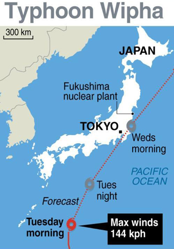 Bão mạnh nhất một thập kỷ áp sát Tokyo 2