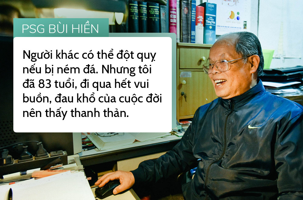 PGS Bùi Hiền: Người khác bị ném đá như tôi chắc đã đột quỵ