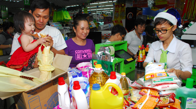 Giá thực phẩm tăng nhẹ 1