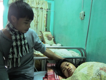 Nghi án CSGT “ra gậy” khiến thai phụ nguy kịch nhập viện 1