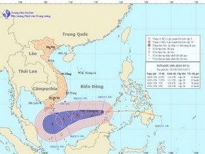 Bão Sonamu vào biển Đông, miền Bắc có băng giá 1 Bão Sonamu vào biển Đông, miền Bắc có băng giá 1