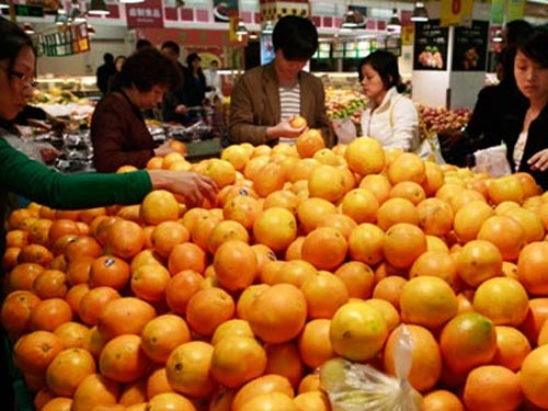 Phát hiện cam Trung Quốc nhuộm màu độc hại 1 Phát hiện cam Trung Quốc nhuộm màu độc hại 1
