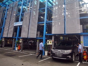 Hà Nội đầu tư 110 tỷ đồng xây hai giàn thép đỗ xe 1