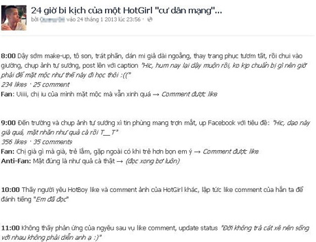 Cười ngả nghiêng với ”24 giờ bi kịch của hotgirl” 1