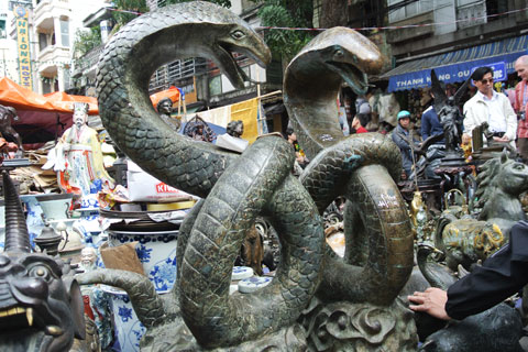 Đôi rắn khủng' giá 70 triệu đồng ở Hà Nội 1
