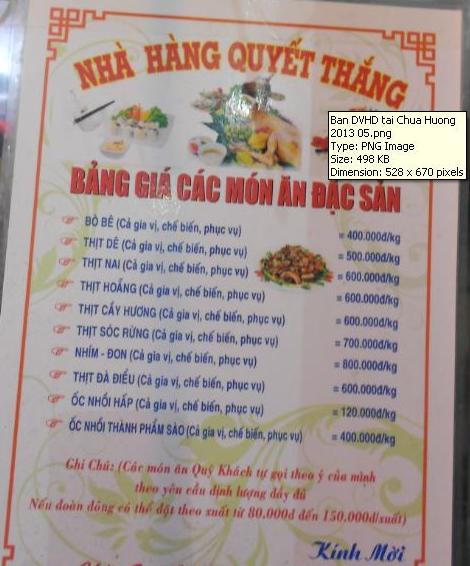 Bán thịt động vật hoang dã ngay cạnh đồn công an  2