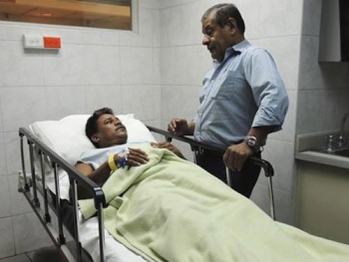 Rút dao găm trong hộp sọ 18 năm 2